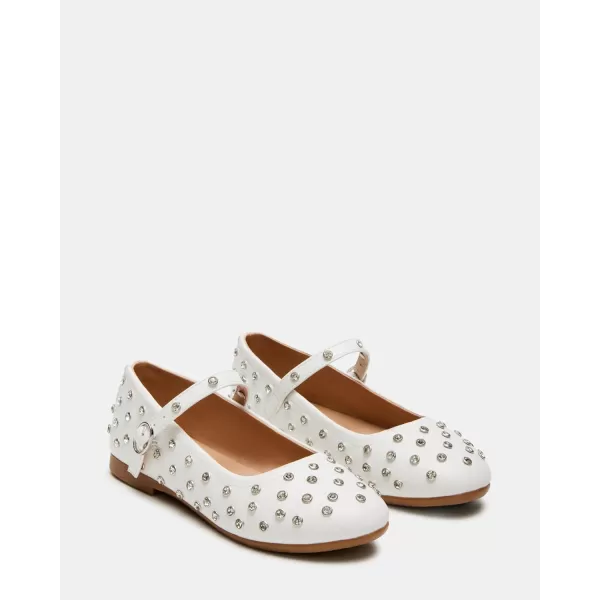 imageSteve Madden Girls Vinetar Ballet FlatWhite