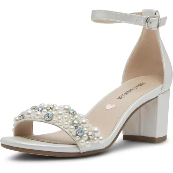 imageSteve Madden Girls Carrson Heeled SandalPearl