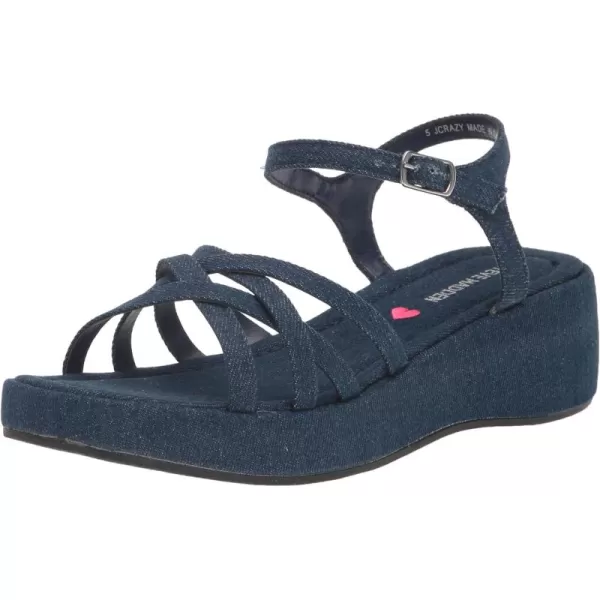imageSteve Madden Girls Crazy Wedge SandalDenim