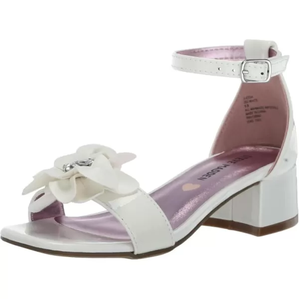 imageSteve Madden Girls Lessa Heeled SandalWhite