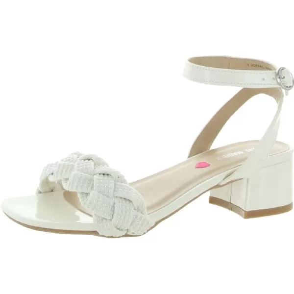 imageSteve Madden Girls Oppal Heeled SandalWhite
