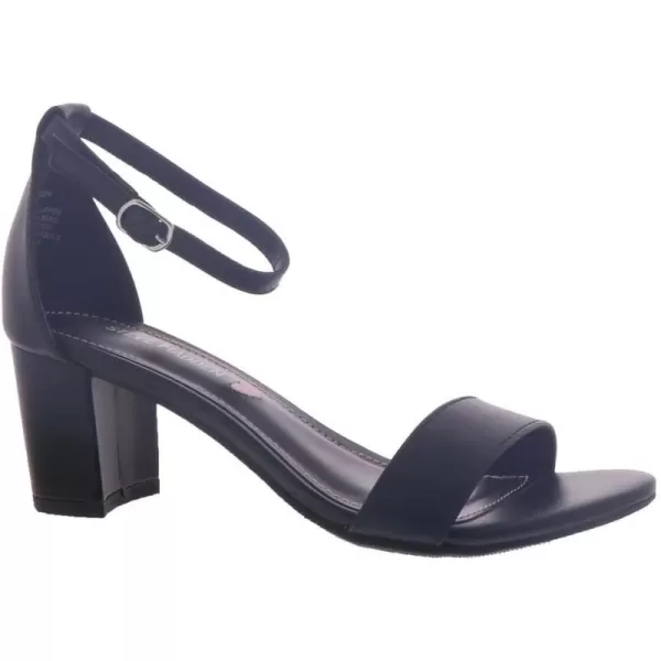 imageSteve Madden Girls Shoes Carrson Heeled Sandal Black Smooth 1