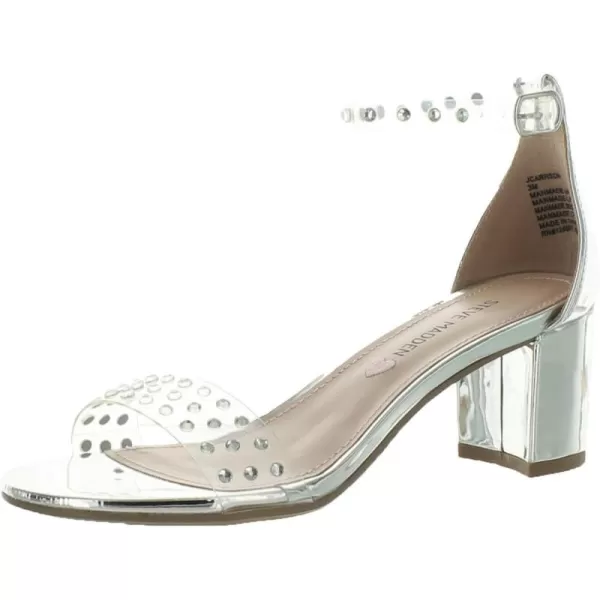 imageSteve Madden Girls Shoes Carrson SandalSilver Vinyl