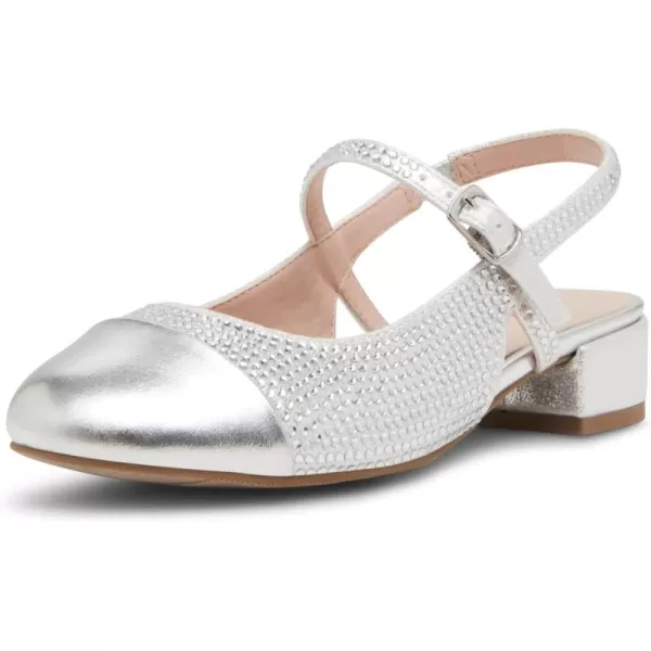 imageSteve Madden Girls Shoes Girls Belinda Mule Silver 1 Little Kid
