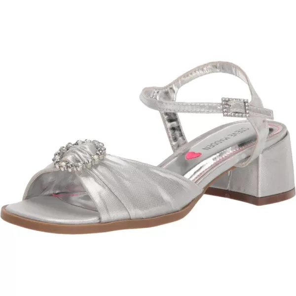 imageSteve Madden Girls Tango Heeled SandalSilver