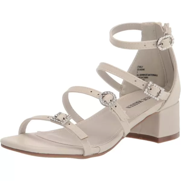 imageSteve Madden Girls Tarly Heeled SandalBone