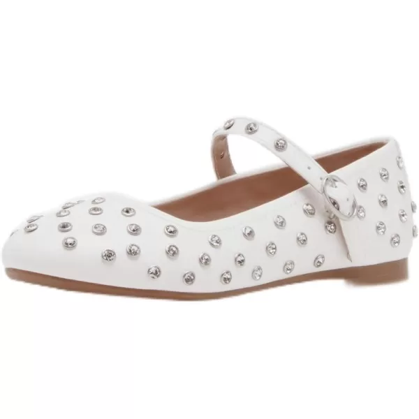imageSteve Madden Girls Vinetar Ballet FlatWhite