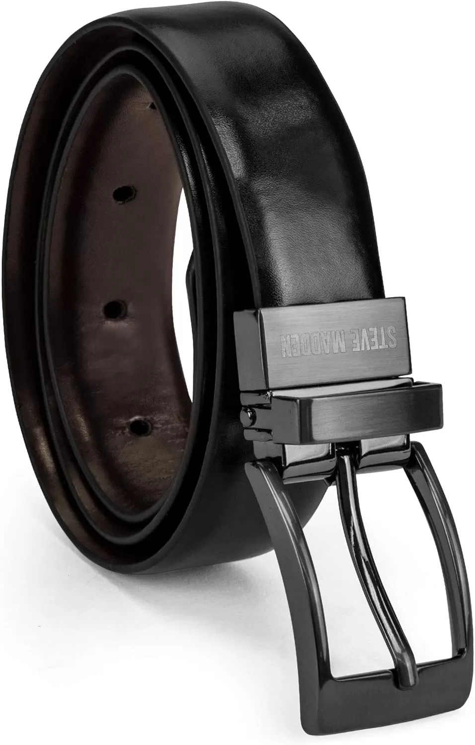 imageSteve Madden Boys Big Reversible Belt for KidsBlackBrown