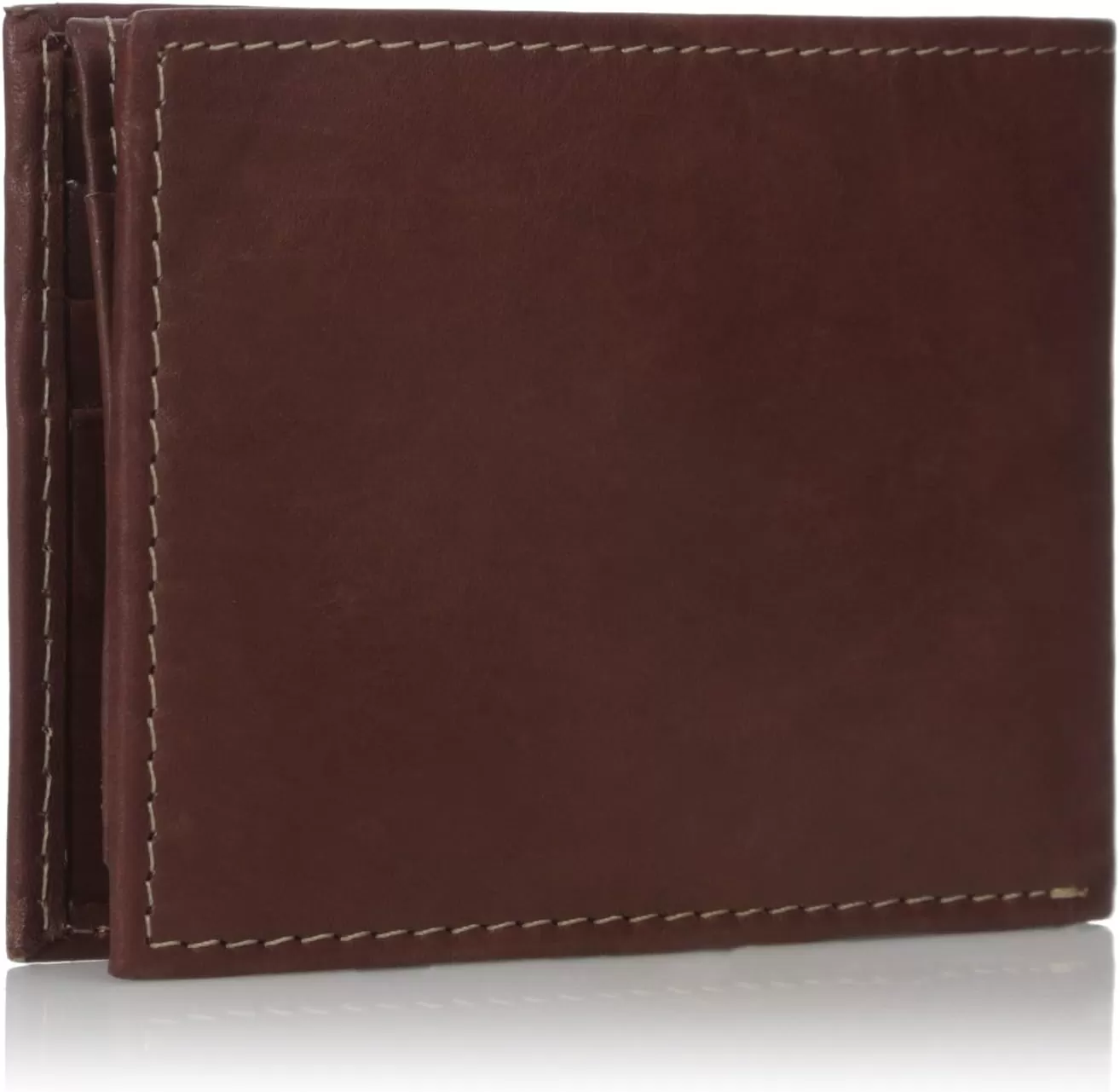imageSteve Madden Mens Antique Leather Passcase WalletBrown