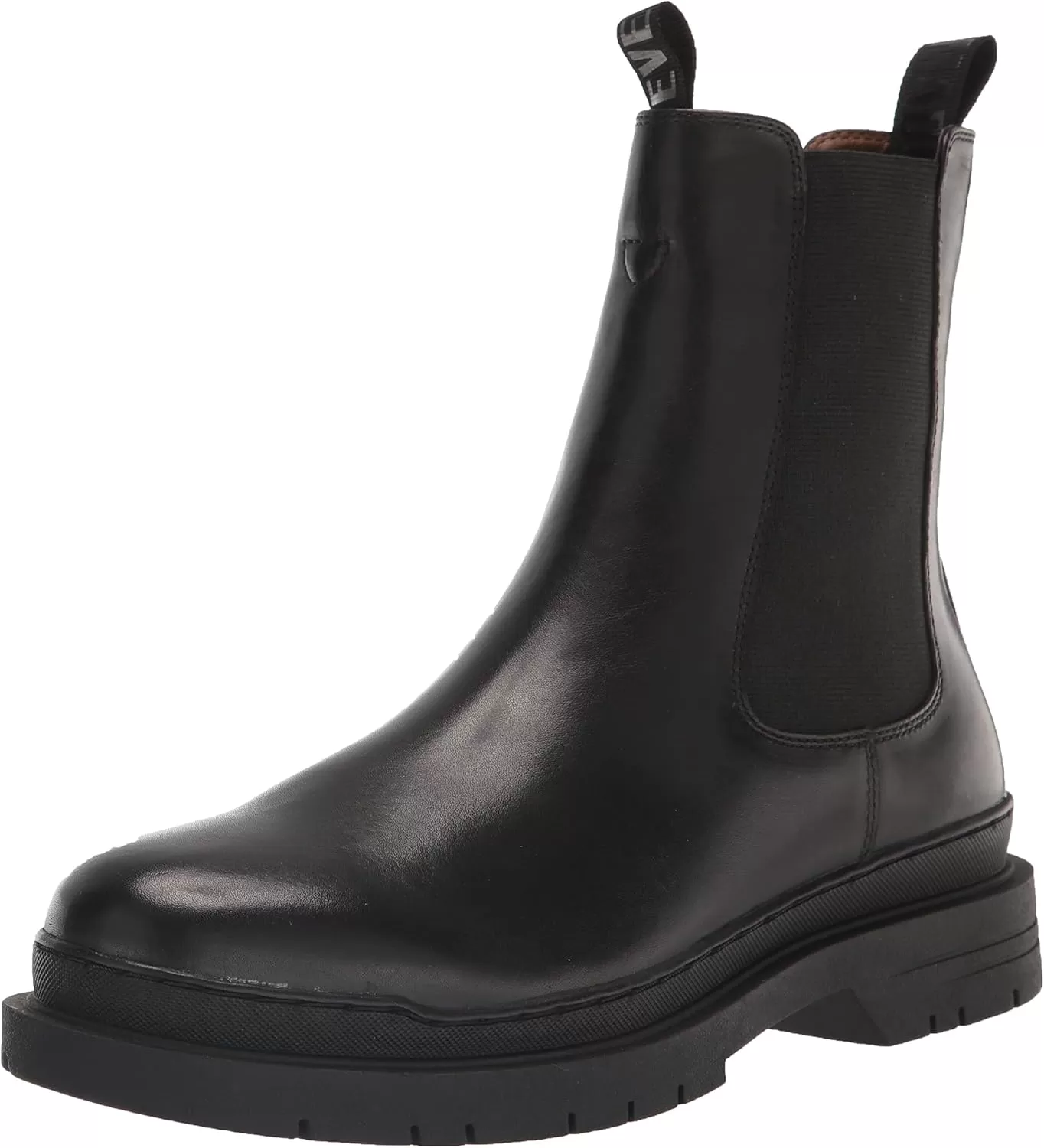 imageSteve Madden Mens Belgrave Mid Calf BootBlack Leather