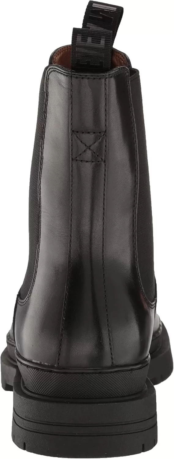 imageSteve Madden Mens Belgrave Mid Calf BootBlack Leather