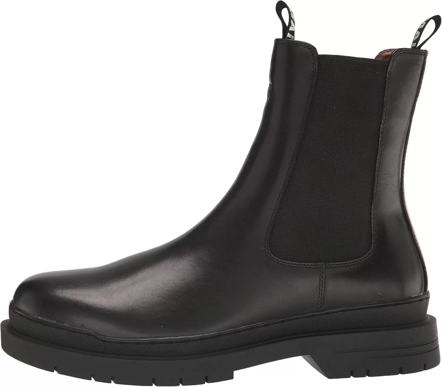 imageSteve Madden Mens Belgrave Mid Calf BootBlack Leather