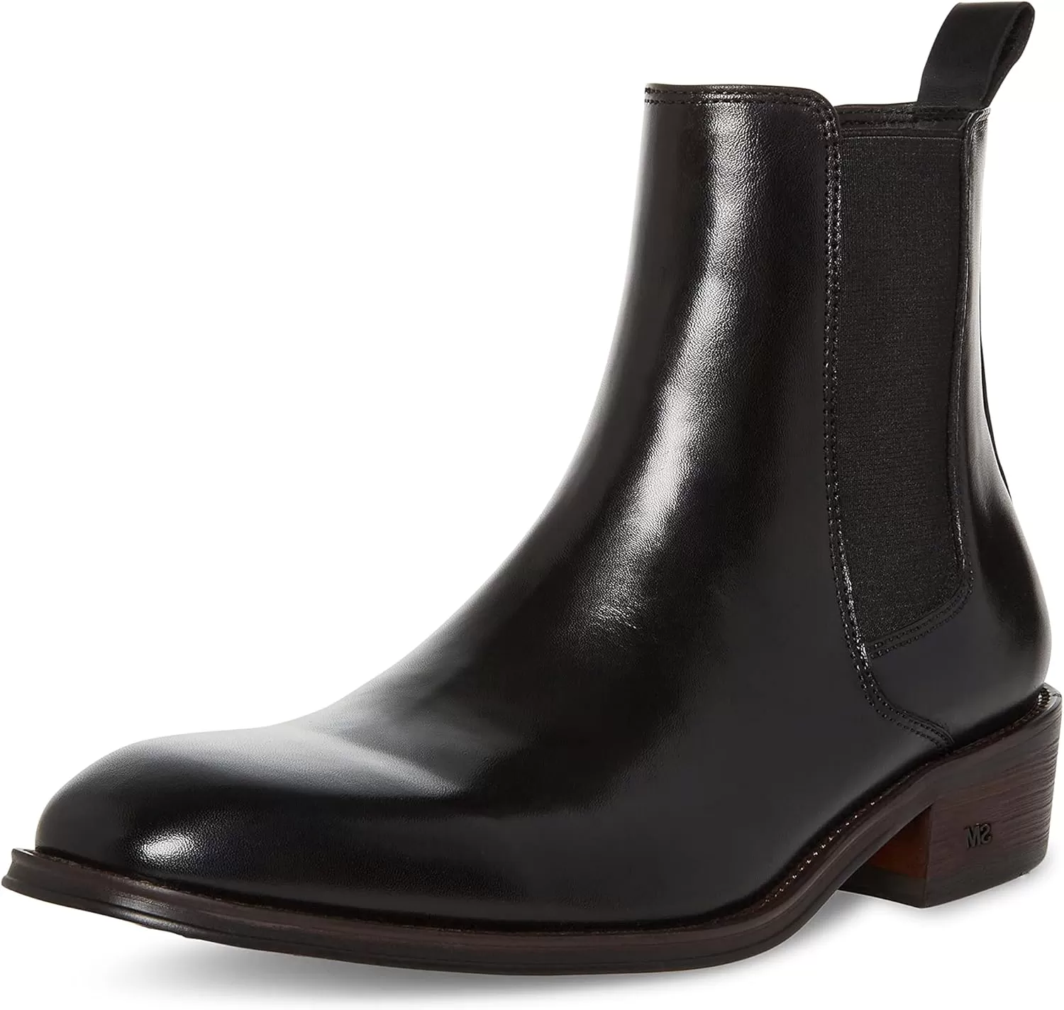 imageSteve Madden Mens Hamlin Chelsea BootBlack Leather