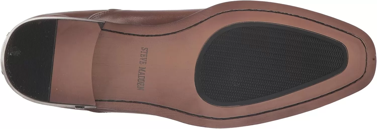 imageSteve Madden Mens Hamlin Chelsea BootTan Leather