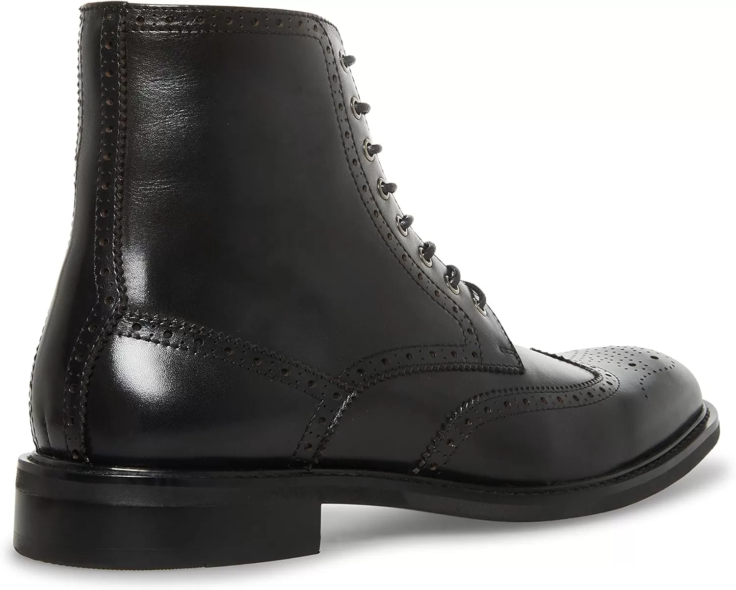 imageSteve Madden Mens Harith Oxford BootBlack Leather