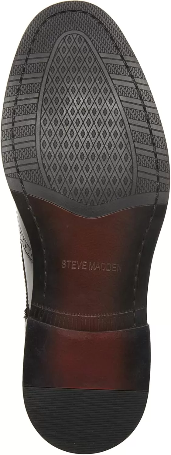 imageSteve Madden Mens Harith Oxford BootBlack Leather