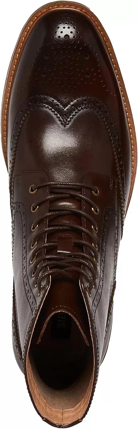 imageSteve Madden Mens Harith Oxford BootCoffee Leather