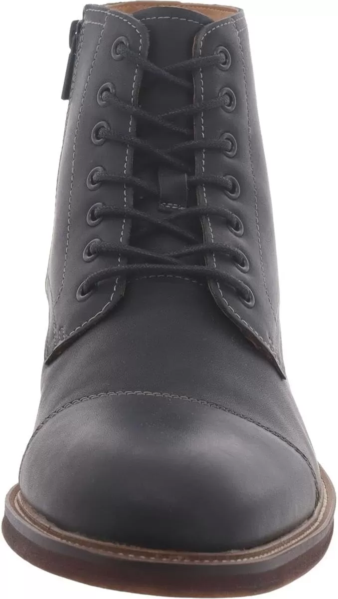 imageSteve Madden Mens Hodge Combat BootBlack Leather