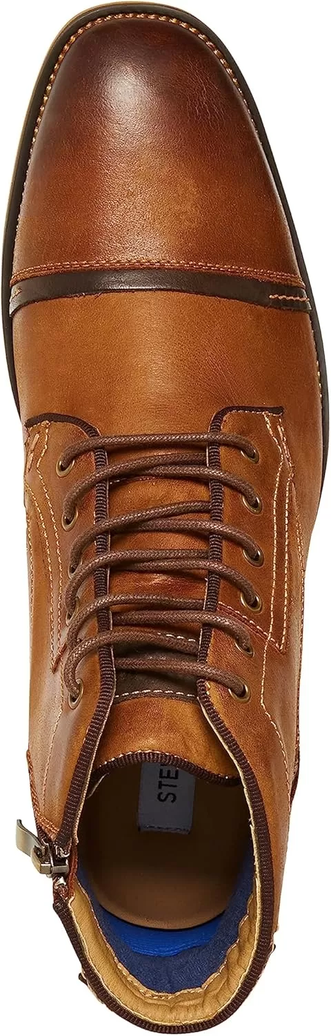 imageSteve Madden Mens Jefries Combat BootDark Tan