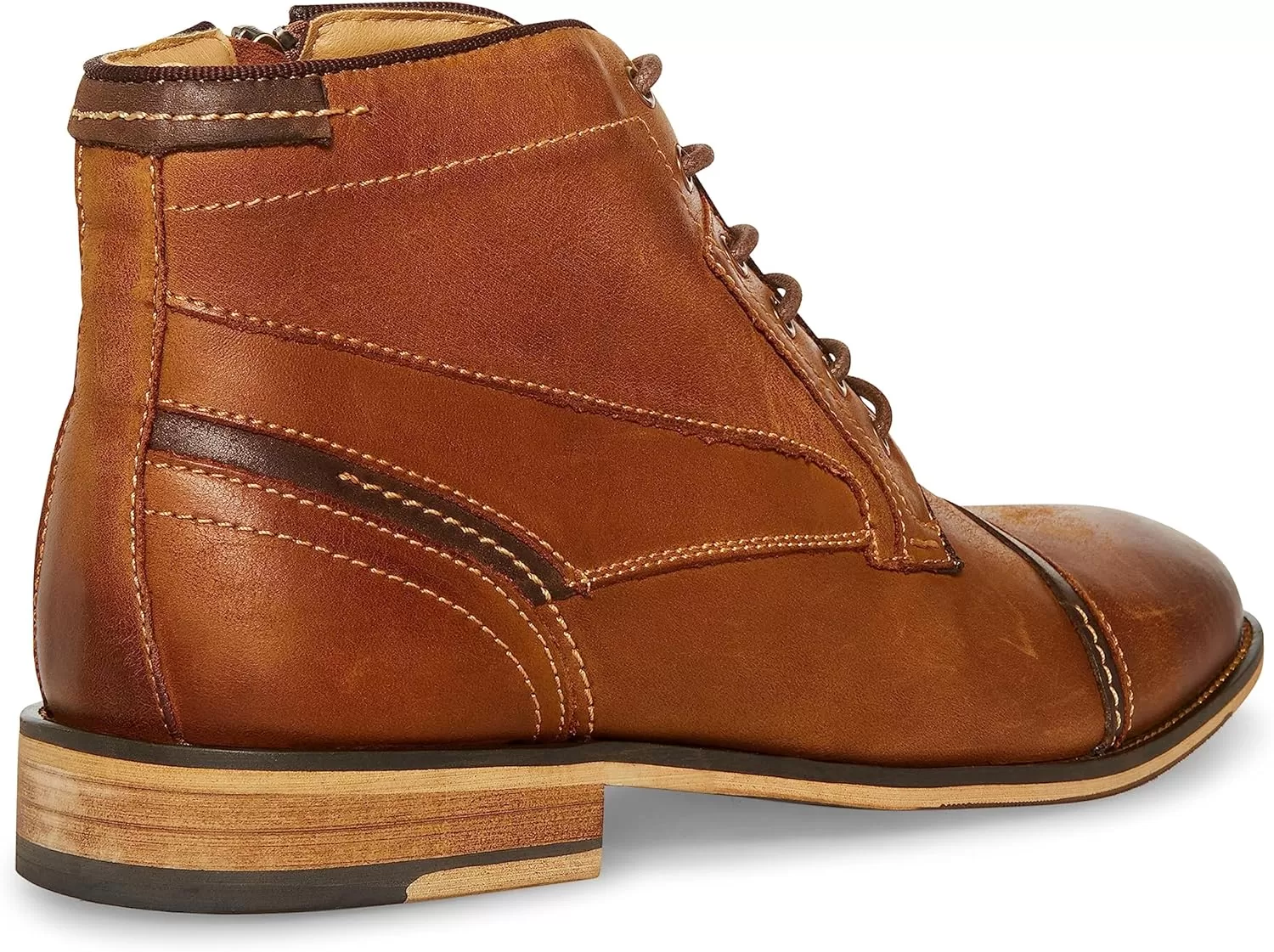 imageSteve Madden Mens Jefries Combat BootDark Tan