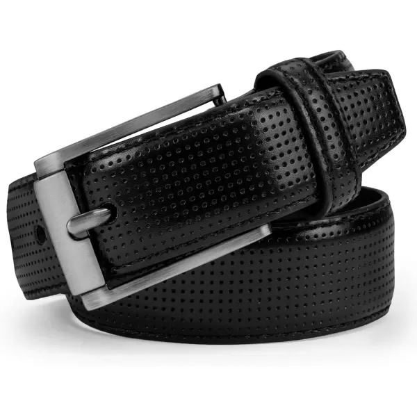 imageSteve Madden Boys Big Belt for KidsBlackPerforated