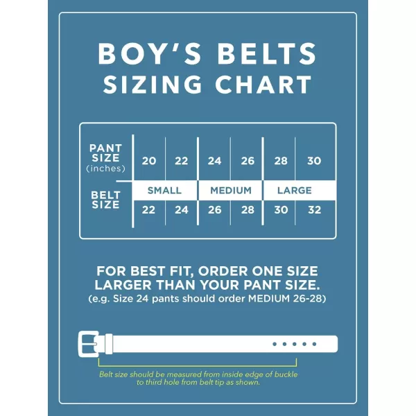 imageSteve Madden Boys Big Belt for KidsBlackPerforated