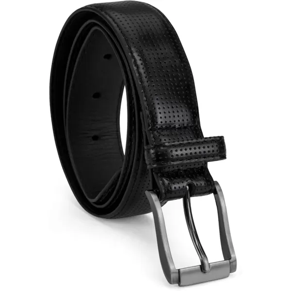 imageSteve Madden Boys Big Belt for KidsBlackPerforated