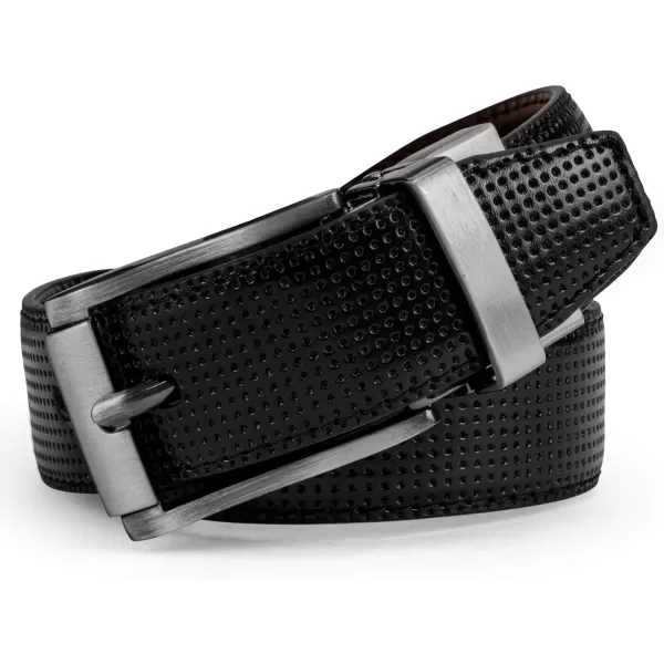 imageSteve Madden Boys Big Reversible Belt for KidsBlackBrownPerforated