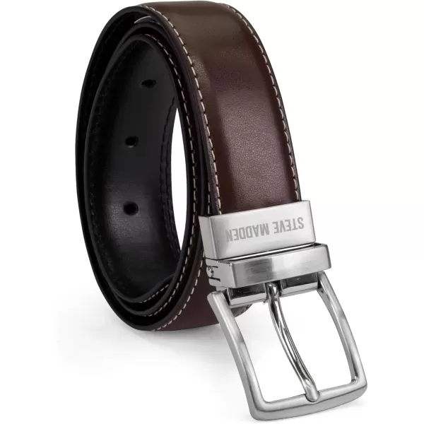 imageSteve Madden Boys Big Reversible Belt for KidsBrownBlack