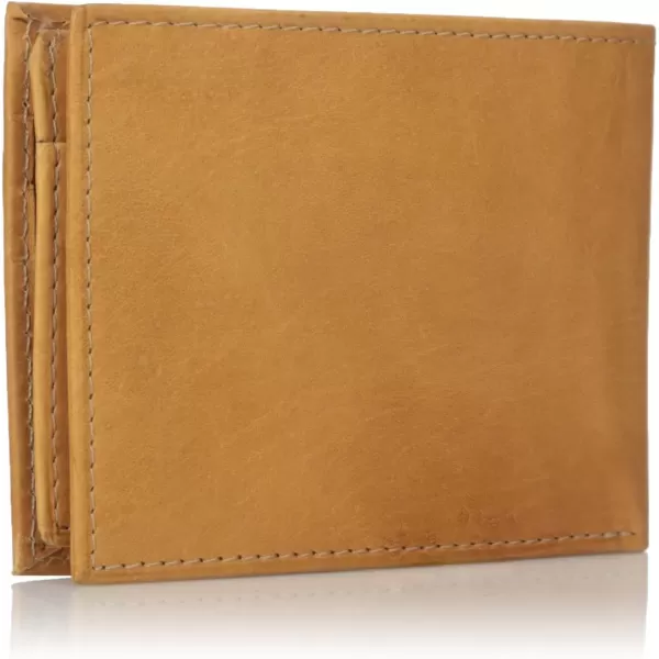 imageSteve Madden Mens Antique Leather Passcase WalletTan
