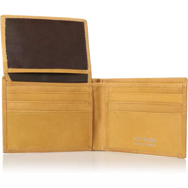 imageSteve Madden Mens Antique Leather Passcase WalletTan