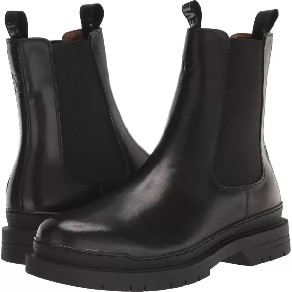 imageSteve Madden Mens Belgrave Mid Calf BootBlack Leather