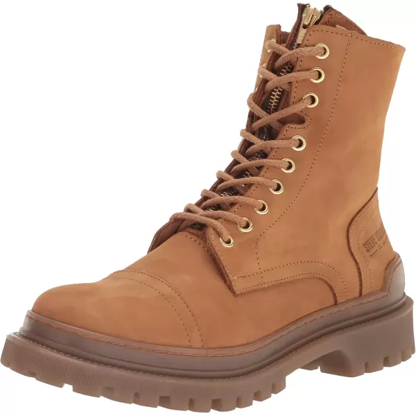 imageSteve Madden Mens Benney Combat BootWheat Leather