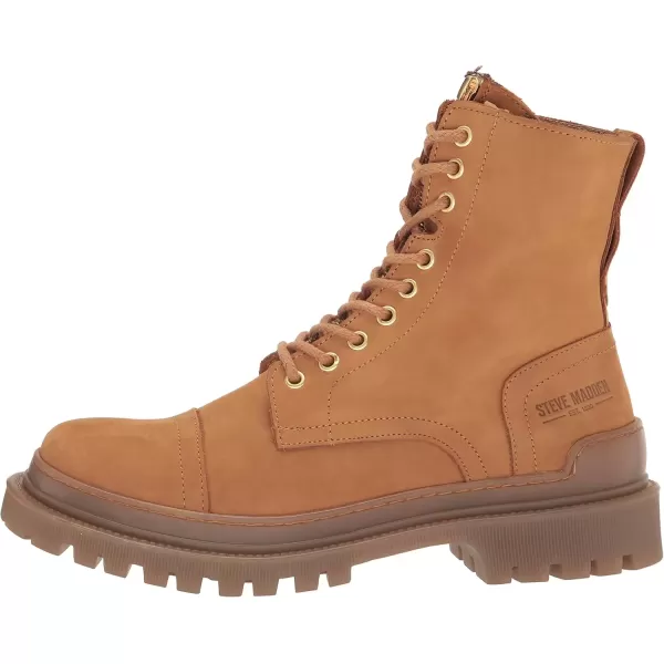 imageSteve Madden Mens Benney Combat BootWheat Leather
