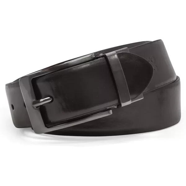 imageSteve Madden Mens Dress Casual Every Day Leather BeltBlackBrown Burnished