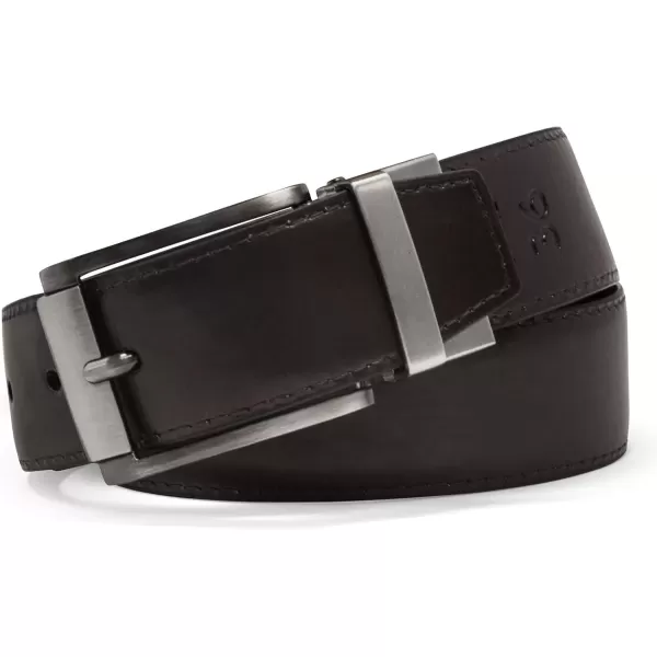 imageSteve Madden Mens Dress Casual Every Day Leather BeltBlackBrown Perforated