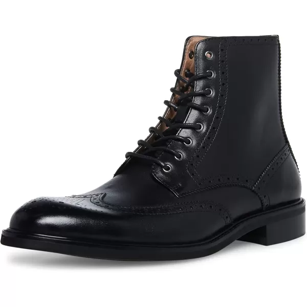 imageSteve Madden Mens Harith Oxford BootBlack Leather