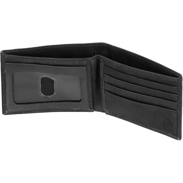 imageSteve Madden Mens RFID Leather Wallet Gift Set with Key FobBlack 2