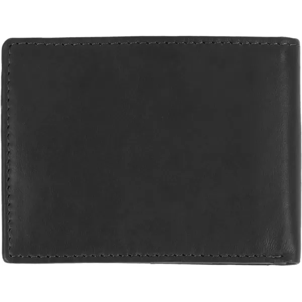 imageSteve Madden Mens RFID Leather Wallet Gift Set with Key FobBlack