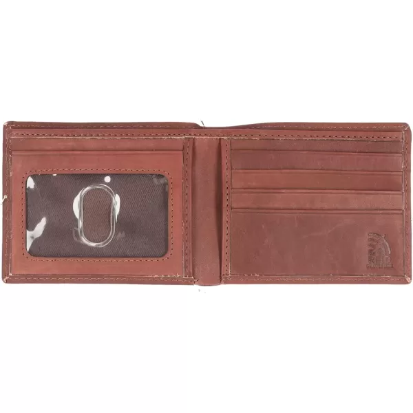 imageSteve Madden Mens RFID Leather Wallet Gift Set with Key FobBrown 2