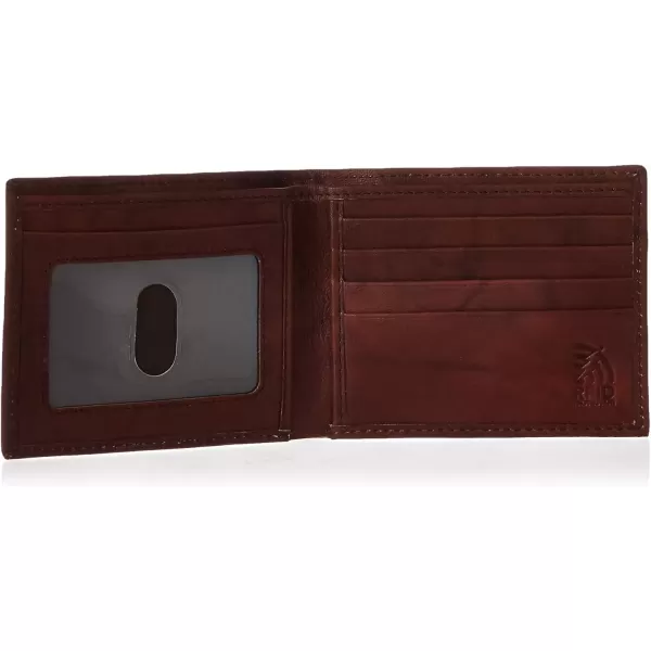 imageSteve Madden Mens RFID Leather Wallet Gift Set with Key FobBrown 2