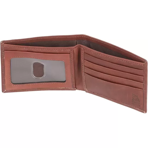 imageSteve Madden Mens RFID Leather Wallet Gift Set with Key FobBrown 2