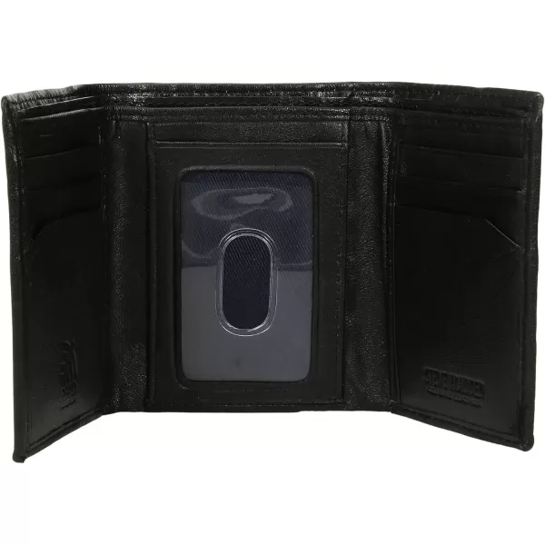 imageSteve Madden Mens RFID Trifold Wallet with Id WindowBlack