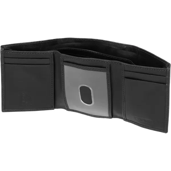 imageSteve Madden Mens RFID Trifold Wallet with Id WindowBlack