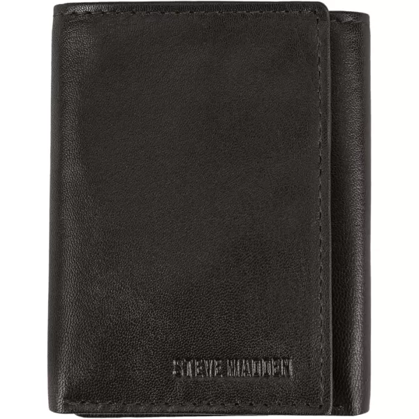 imageSteve Madden Mens RFID Trifold Wallet with Id WindowBrown