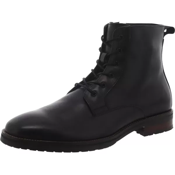imageSteve Madden Mens Sixtet Combat BootBlack Leather