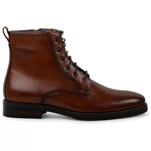 imageSteve Madden Mens Sixtet Combat BootTan Leather