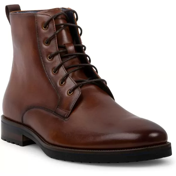 imageSteve Madden Mens Sixtet Combat BootTan Leather
