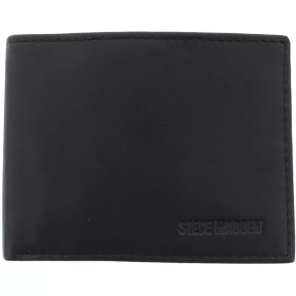 imageSteve Madden Mens Slimfold RFID Leather WalletBlack Glove