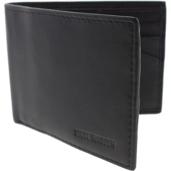 imageSteve Madden Mens Slimfold RFID Leather WalletBlack Glove
